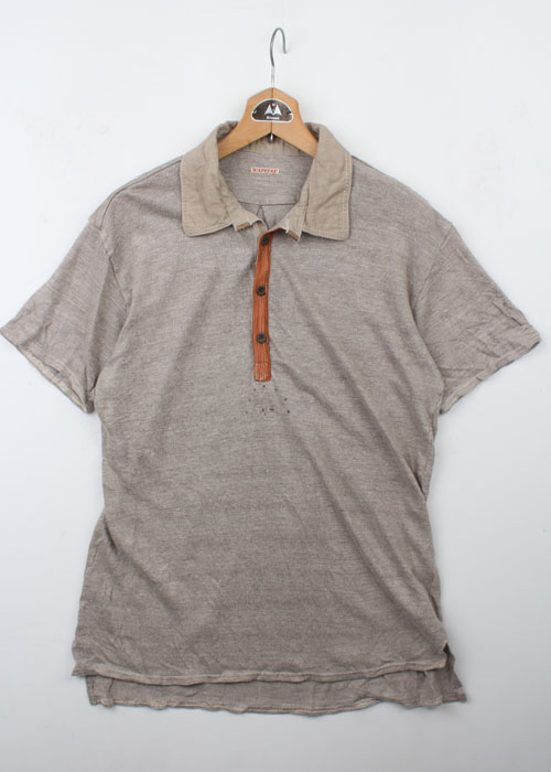 KAPITAL linen collar t-shirts