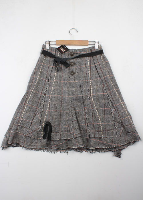DONNAMENA tweed wool skirt