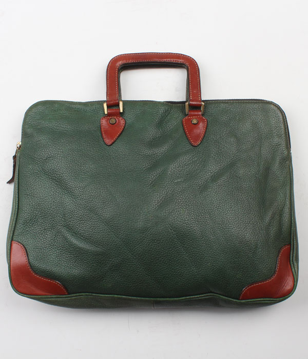 vtg leather briefcase