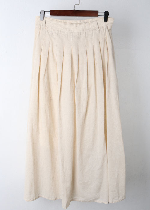 linen+cotton skirt