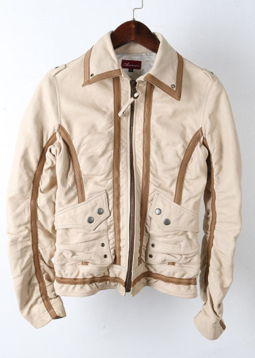 AVIREX sheep skin leather jacket
