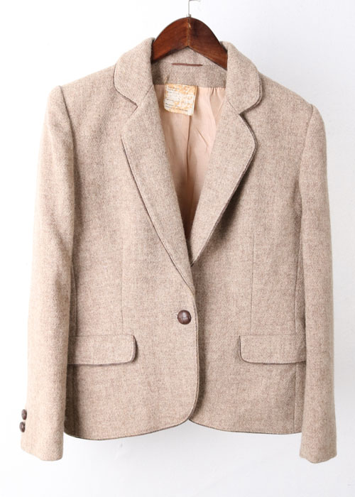 Elegance tweed wool jacket