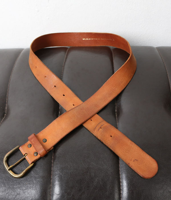 (+1) leather belt