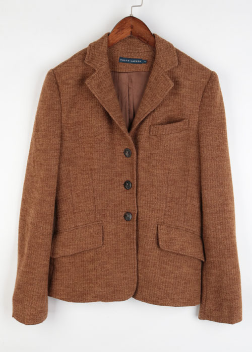 RALPH LAUREN tweed wool jacket