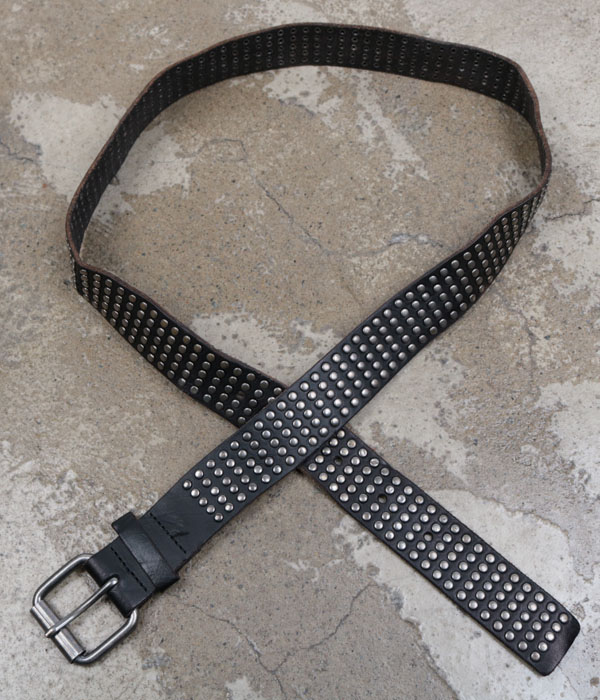 stud leather belt