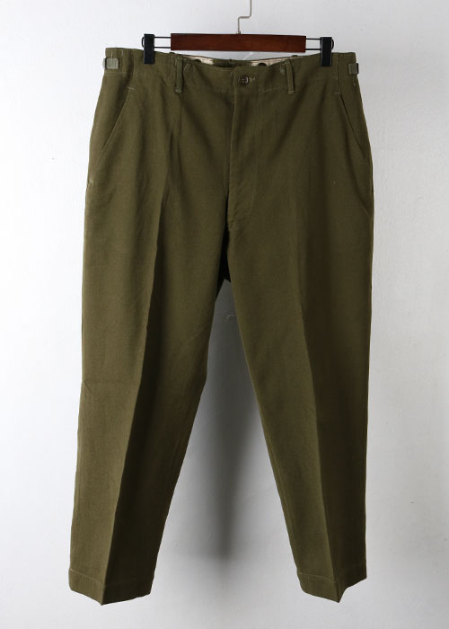 military wool pants (~35)
