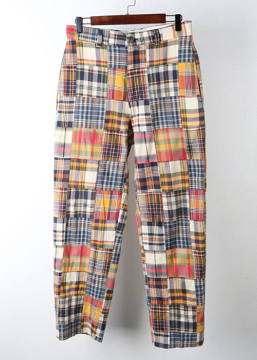Brooks Brothers patch work madras pants (30)