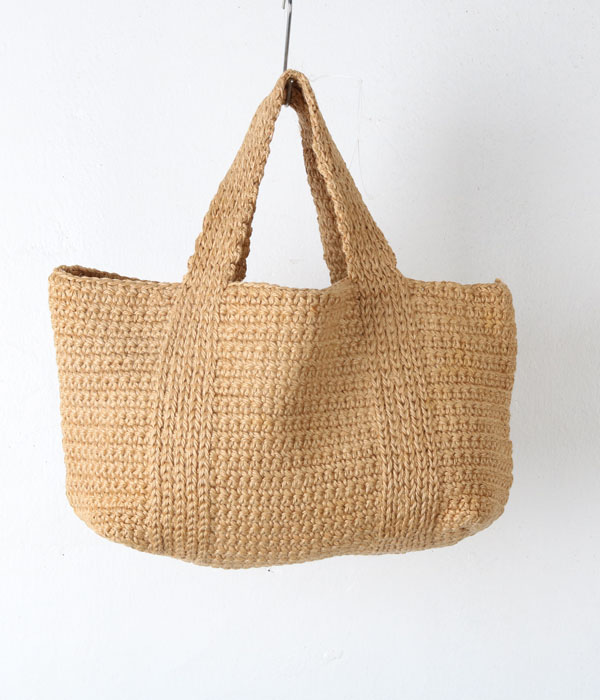 weaving hemp tote bag