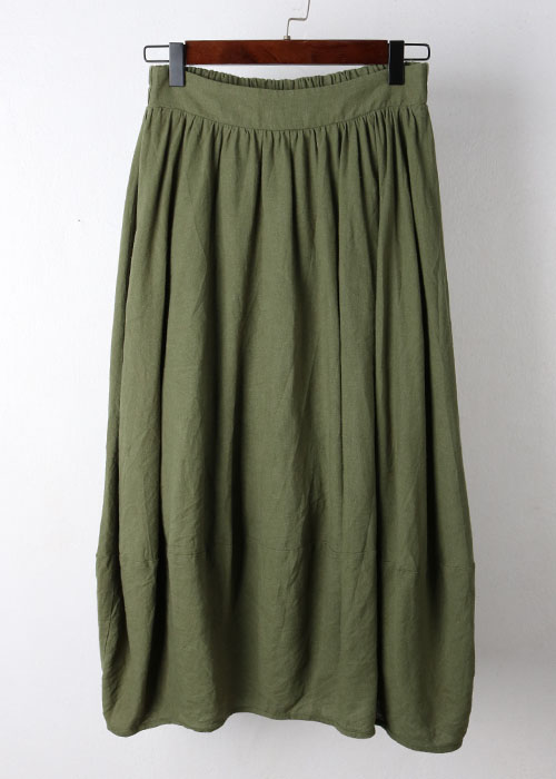 linen blend skirt
