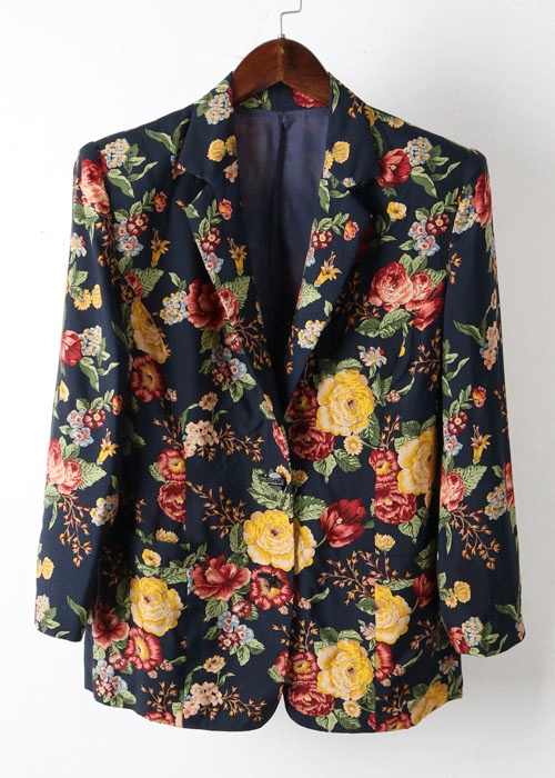 vtg floral jacket