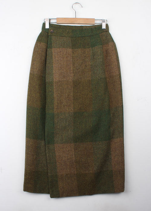 J.PRESS tweed wool skirt