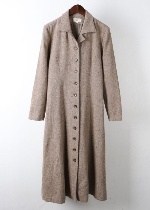 felissimo tweed wool coat