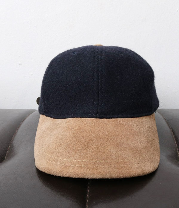 UNITED HATTERS CAP&amp;MILLINERY wool+leather