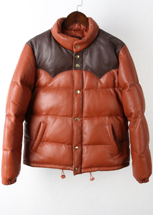 FREEDOM LEATHER down jacket