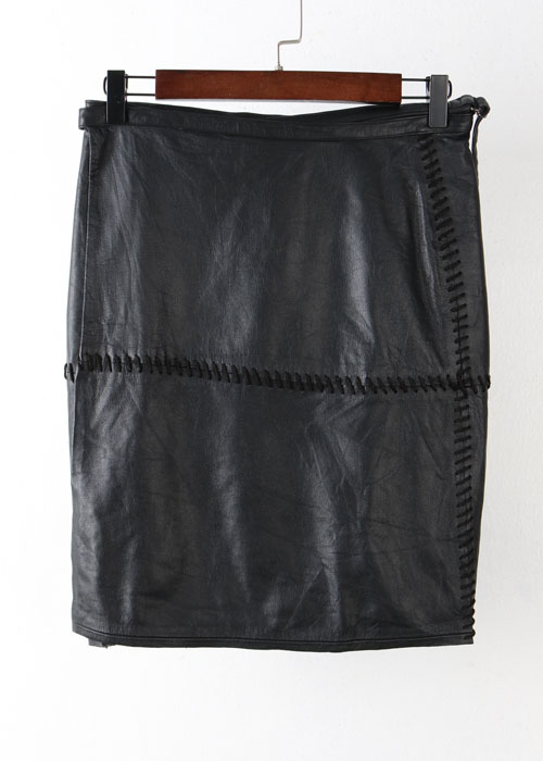 GOMME leather skirt