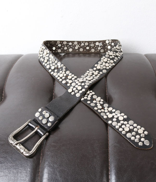 stud leather belt