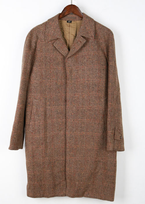 vtg tweed wool coat