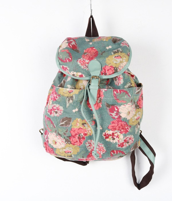 floral back pack