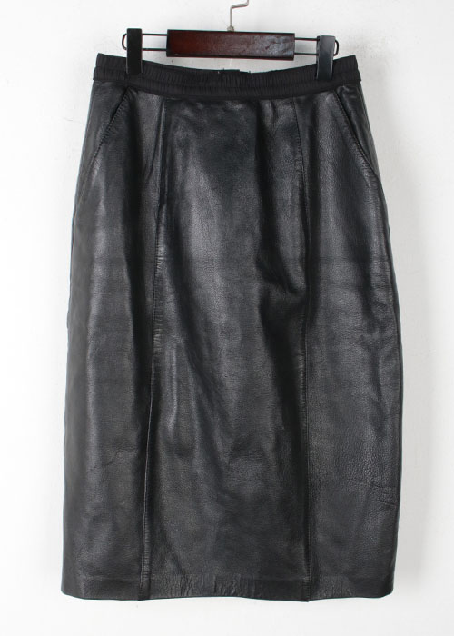 lamac leather skirt
