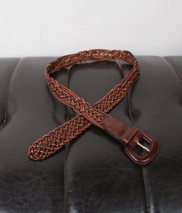italy weaving leather belt