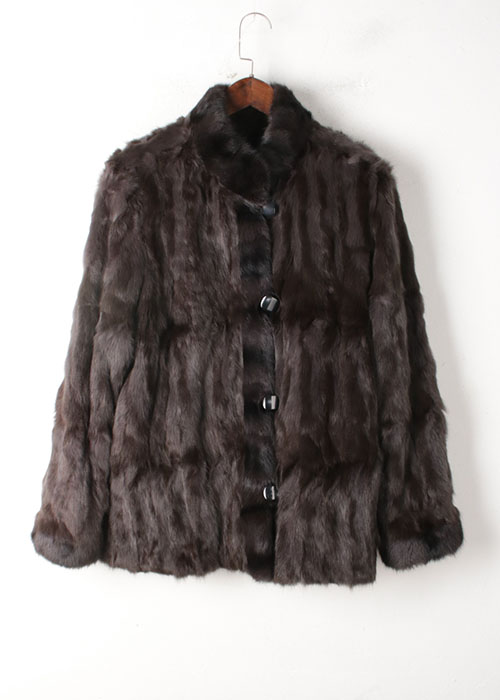 reversible fur jacket