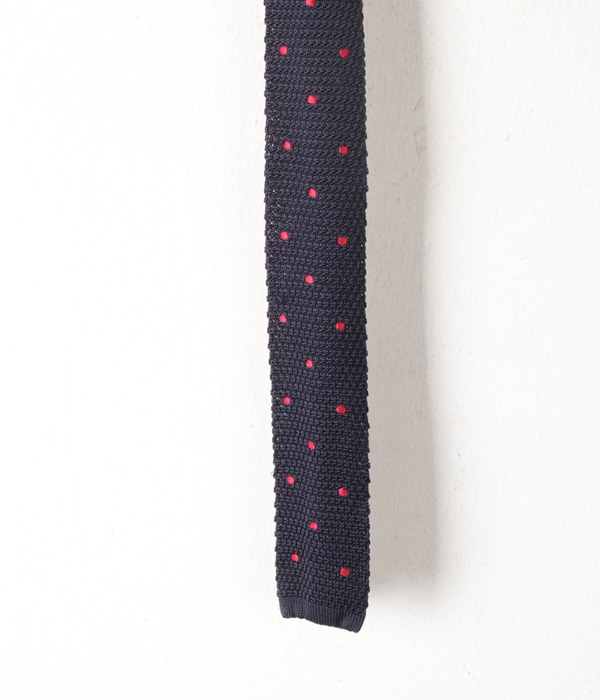 Tern silk knit tie
