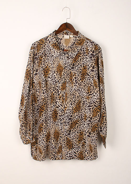 leopard silk shirts