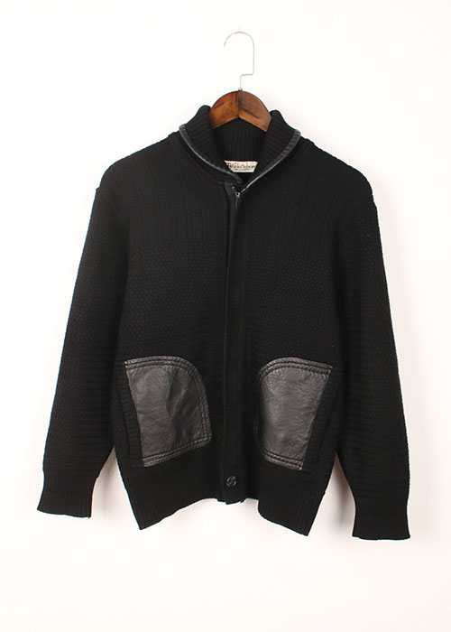 gran signore knit+leather