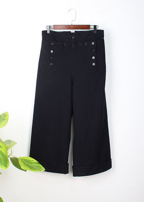 70&#039;s STEIN-WAY CLOTHING navy pants (31)