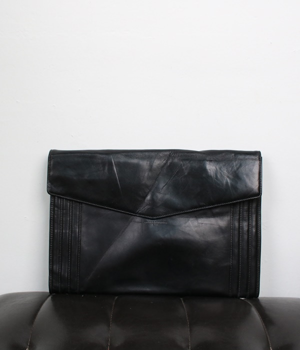 PIERRE BALMAIN leather clutch bag