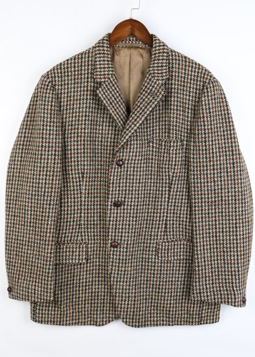 80&#039;s Harris Tweed heavy wool jacket