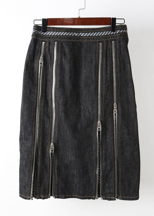 PRIMAPAGINA zip detail skirt