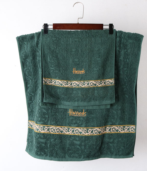 Harrods towel 2ea (새제품)