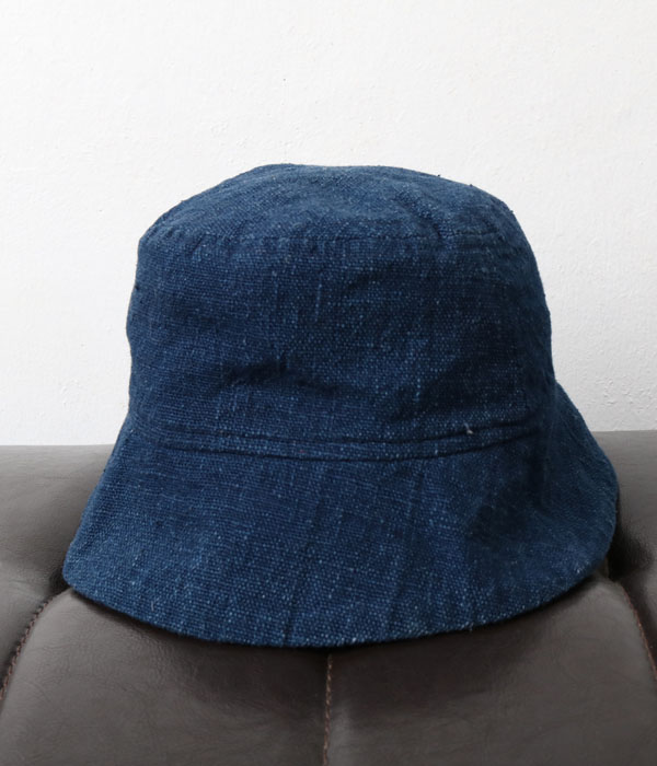 indigo cotton bucket hat