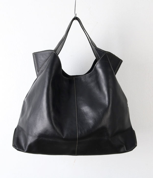 big leather tote bag
