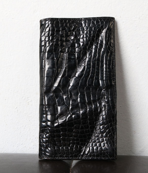 crocodile leather wallet (italy)
