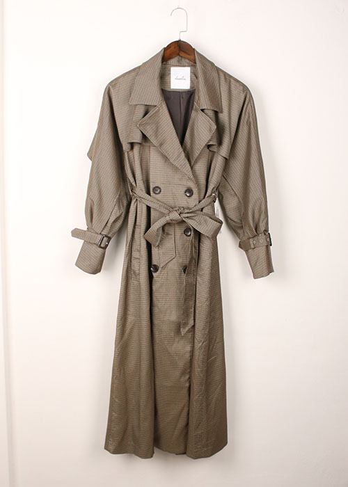 dazzlin layerd trench coat (새제품)