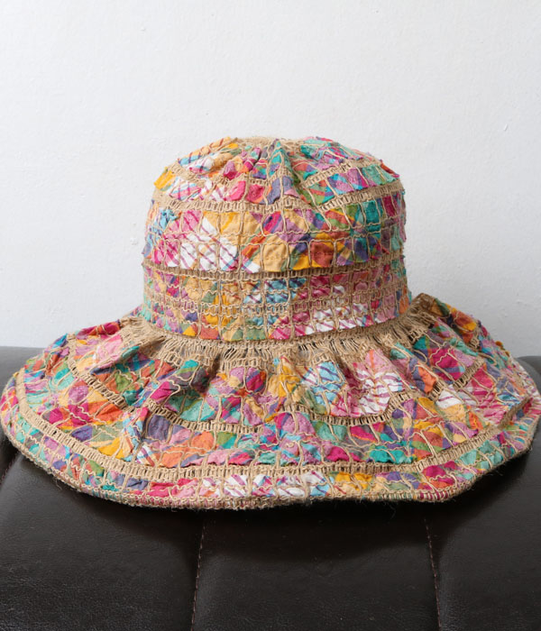 linen blend hat